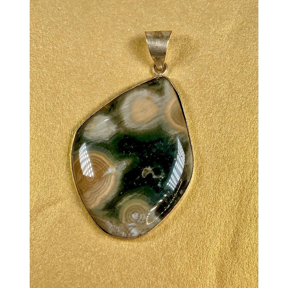 🌊‎ Ocean Jasper Statement Pendant